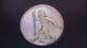 Médaille , Métal Argenté- Ski De Fond, Signée : Gloria Ø 6,7 Cm - Sports D'hiver