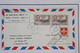 AZ5  FRANCE   BELLE LETTRE  AVIATION 1960 1ER VOL PARIS ABIDJAN  COTE D IVOIRE +BOEING 707   + AFFRANCH. PLAISANT - 1927-1959 Lettres & Documents