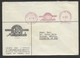 Portugal Lettre Assurance Mutualidade Vignette EMA Cachet Rouge 1959 Cover Cinderella Insurance Co. Franking Meter - Covers & Documents