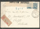 Belgique - Cachet "POSTES MILITAIRES 3" Du 8-3-17 - Recommandé Vers Delft - Timbre Albert Ier N°141 - Bandelette Censure - Briefe U. Dokumente