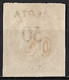 GREECE 1900 Overprints On Large Hermes Head 50 L  / 40 L Grey Flesh Wide Spaced "0"  Vl. 147 A / H 157 A Blurred Corner - Gebraucht