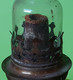 Delcampe - 40/ Ancienne LAMPE à PÉTROLE - Verre Peint - Hauteur 50 Cm Et Verre D'origine 25 X 4 Cm Environ - Vers 1900 - Kronleuchter, Kandelaber & Kerzenhalter