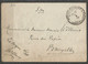 Belgique - Cachet "POSTES MILITAIRES 9" Du 4-1-19 - Lettre Vers Bruxelles - Lettres & Documents
