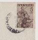 Bulgaria Bulgarie Bulgarije 1949 Cover W/Mi-Nr.566 /5Lv. Stamp Topic Guerrilla Domestic Sent Cover (ds423) - Brieven En Documenten