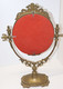 Delcampe - *JOLI ANCIEN MIROIR COIFFEUSE PIVOTANT PSYCHE EN LAITON A POSER DECO XXe    E - Mirrors