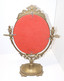 Delcampe - *JOLI ANCIEN MIROIR COIFFEUSE PIVOTANT PSYCHE EN LAITON A POSER DECO XXe    E - Mirrors