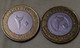 Sudan 2006 , 2 Types Of 20 Piastres / (non-magnetic And Magnetic With Straight 6)  KM 124 , GomaA - Sudan