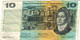 AUSTRALIA $10 BLUE MAN HEAD 7TH SIGNATURE FRAZER-COLE MAN BACK ND(1991) AVF  P.45g W.1994 READ DESCRIPTION - 1974-94 Australia Reserve Bank (Banknoten Aus Papier)