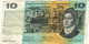 AUSTRALIA $10 BLUE MAN HEAD 7TH SIGNATURE FRAZER-COLE MAN BACK ND(1991) AVF  P.45g W.1994 READ DESCRIPTION - 1974-94 Australia Reserve Bank (paper Notes)