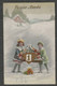 Belgique - Cachet "POSTES MILITAIRES 1" Du 2-1-27 - Carte Postale Bonne Année - Timbre Houyoux N°200 - Storia Postale