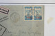 AZ10 AEF FRANCE LIBRE   BELLE LETTRE 1945 PAR P.L.M BRAZZAVILLE  A   COETREVEN FRANCE ++PAIRE N°111+AEROPHILATELIE++ - Cartas & Documentos