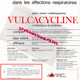 PUBLICITE VULCACYCLINE-ANTIBIOTIQUE LEPETIT PARIS- LES FORGES DE VULCAIN-VOLCAN VESTMAN ISLANDE NOVEMBRE 1963-PHARMACIE - Advertising