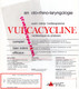 PUBLICITE VULCACYCLINE-ANTIBIOTIQUE LEPETIT PARIS- LES FORGES VULCAIN-VOLCAN KITSIMBANYI-CONGO-ERUPTION NYAMLAGIRA 1958 - Publicités