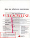 PUBLICITE VULCACYCLINE-ANTIBIOTIQUE LEPETIT PARIS- LES FORGES VULCAIN-VOLCAN OSORNO CHILI- - Reclame