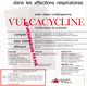 PUBLICITE VULCACYCLINE-ANTIBIOTIQUE LEPETIT PARIS- LES FORGES VULCAIN-VOLCAN LA BOCCA  ITALIE- ETNA- HAROUN TAZIEFF - Publicités