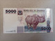 Billete De Tanzania De 5000 Schilingi, Rinoceronte, Año 2003, UNC - Tanzanie