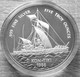 Samoa 1986 - 5 Troy Ounce Fine Silver “Kon-Tiki” - Singapore Mint - COA - Samoa