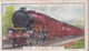 Trains Of The World 1937 - 14 Royal Scot LMSR - Gallaher Cigarette Card - Original - Gallaher