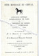 1953 HIPPISME PROGRAMME FETE MONDIALE DU CHEVAL  32 PAGES + COUVERTURE 4 PAGES CARTONNEE B.E.V.SCANS - Programas