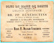 Grande Chromo Maison Delanghe-Vandenbonne. Calendrier 1883 1er Semèstre. Angelot Chevauchant Une Pintade. Courbe-Rouzet - Groot Formaat: ...-1900