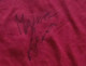 Maglia Color Granata   ( Torino ? ) N. 4 - Con Autografo - Autographes