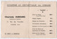 Petite Carte Bristol Publicitaire à 2 Volets / "Pour Vous Madame"/ Charlotte DUBOURG/Vers 1950-60      PARF239 - Altri & Non Classificati