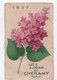 Petite Carte Publicitaire Parfumée Avec Calendrier/ Lilas De CHERAMY Paris / Janvier - Juin 1937     CAL491 - Oud (tot 1960)