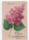 Petite Carte Publicitaire Parfumée Avec Calendrier/ Lilas De CHERAMY Paris / Janvier - Juin 1937     CAL491 - Profumeria Antica (fino Al 1960)