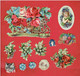 LOT DECOUPIS CHROMOS ANCIENS THEME FLEURS - Flowers