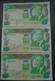 KENYA , P 20d + 20f + 20g,  10 Shillings , 1985 + 1987 +  1988, Almost UNC Presque Neuf + VF, 3 Notes, Humidity Spots - Kenya