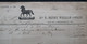 Portugal Facture 1899 Timbre Fiscal Location De Calèche Cheval Invoice Horse Carriage Hire Revenue Stamp - Briefe U. Dokumente