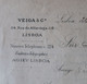 Portugal Facture 1907 Veiga & Co. Lisboa Cordonnier Envoi Par Chemin De Fer Railway Shipping Invoice Shoemaker - Royaume-Uni
