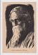 India Nobel Prize In Literature Rabindranath Tagore Vintage 1920s Bulgarian Postcard (57883) - Nobel Prize Laureates