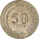 Monnaie, Singapour, 50 Cents, 1978 - Singapour