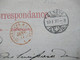 Schweiz Ganzsache 1877 Auslandskarte Geneve - Nantes Mit Rotem Stempel Suisse AMB M. Cenis Mit Ank. Stempel - Ganzsachen