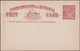 Australie 1922. 3 Entiers Postaux à 1½ Penny à L'effigie De George V. 3 Couleurs Différentes. Kangourou Et émeu - Avestruces