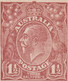 Australie 1922. 3 Entiers Postaux à 1½ Penny à L'effigie De George V. 3 Couleurs Différentes. Kangourou Et émeu - Ostriches