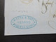 Schweiz 1859 Faltbrief Mit Inhalt Bartaxe Auslandsbrief Geneve - Paris Roter K2 Suisse AMB Geneve Rücks. Bahnpost Stempe - Storia Postale