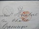 Schweiz 1871 Michel Nr.33 EF Auslandsbrief Geneve - Taninges Mit Ank. Stempel PD Brief Roter K2 Suisse Bonneville - Brieven En Documenten