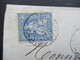 Schweiz 1871 Michel Nr.33 EF Auslandsbrief Geneve - Taninges Mit Ank. Stempel PD Brief Roter K2 Suisse Bonneville - Storia Postale