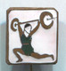 WEIGHTLIFTING - Hungary, Enamel, Vintage Pin, Badge, Abzeichen - Gewichtheffen