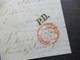 Brief / Teilbrief PD Und Roter K2 Baviere 1 Forbach 1 Nach Vihiers - Entry Postmarks