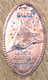 ÉTATS-UNIS USA NORTH CAROLINA AQUARIUMS SHARK PIÈCE ÉCRASÉE PENNY ELONGATED COIN MEDAILLE TOURISTIQUE MEDALS TOKENS - Pièces écrasées (Elongated Coins)