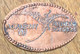 ÉTATS-UNIS USA ACADEMY OF NATURAL SCIENCES PIÈCE ÉCRASÉE PENNY ELONGATED COIN MEDAILLE TOURISTIQUE MEDALS TOKENS - Pièces écrasées (Elongated Coins)