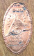 ÉTATS-UNIS USA NORTH CAROLINA AQUARIUMS SHARK PIÈCE ÉCRASÉE PENNY ELONGATED COIN MEDAILLE TOURISTIQUE MEDALS TOKENS - Souvenir-Medaille (elongated Coins)