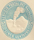 El Salvador Vers 1895. Entier Postal Enveloppe Blanche. Timbre à 5 C, Impression à Sec. Volcan El Boqueron - Volcans