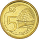 Monnaie, Singapour, 5 Cents, 2014 - Singapour