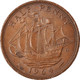 Monnaie, Grande-Bretagne, 1/2 Penny, 1964 - 1/2 Penny & 1/2 New Penny