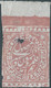 INDIA - INDIAN, KASHIMIR STATE,1/2a,(Drilled)Gebohrt, Genuine Stamp ! - Cachemire