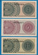 LOT BILLETS 5 BANKNOTES: INDONESIA 1+5+10+25+50 SEN 1964 - Vrac - Billets